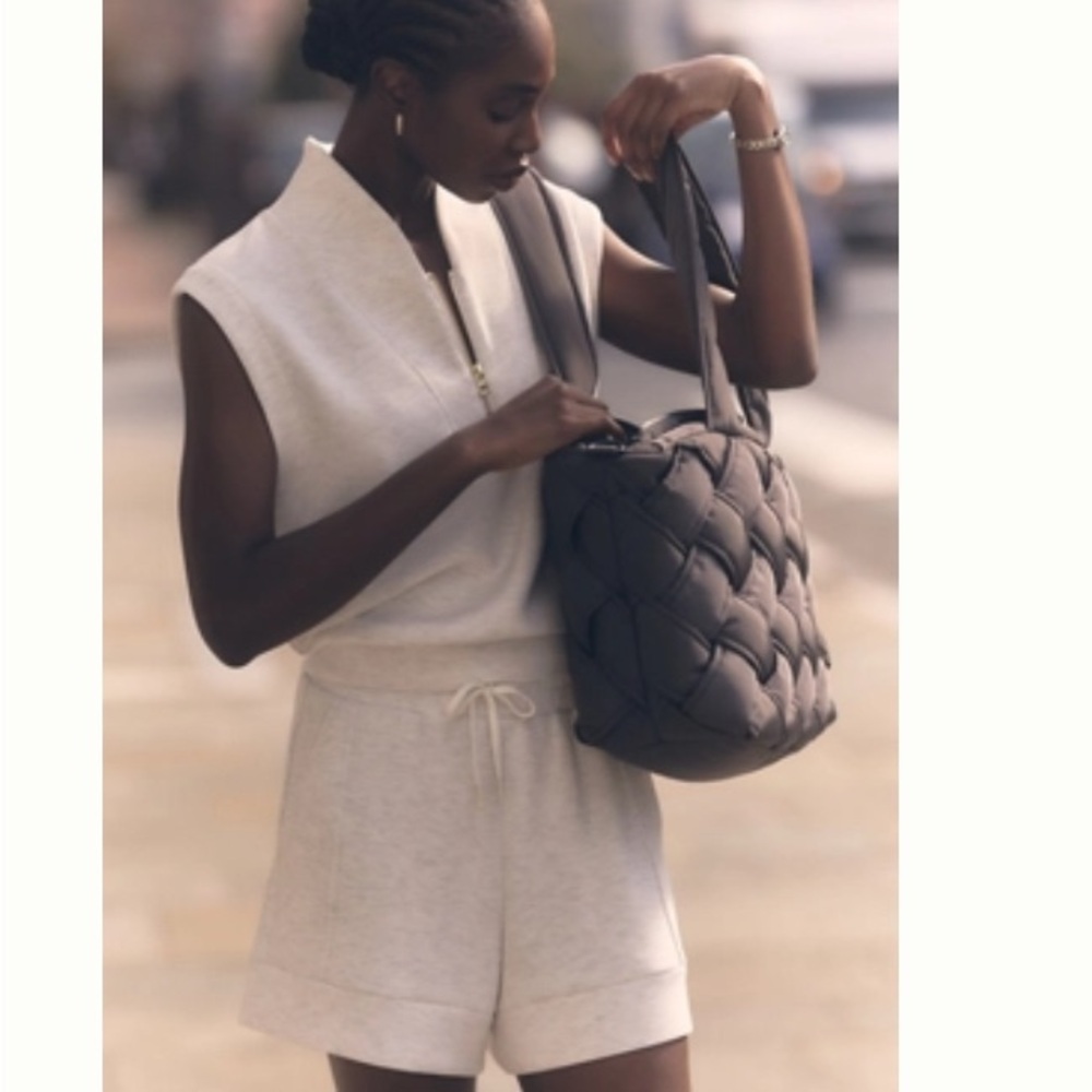 Varley Loretta Sleeveless Half-Zip Sweatshirt